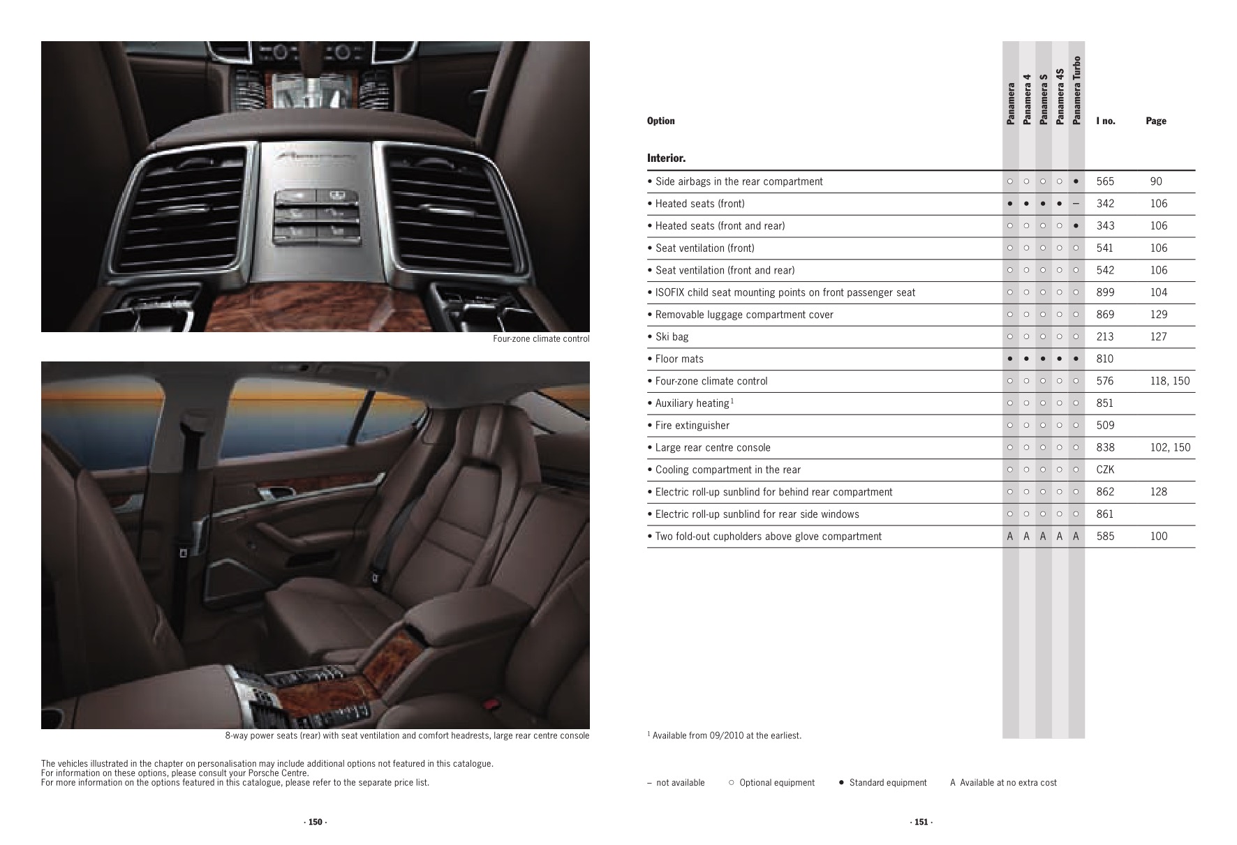 2010 Porsche Panamera Brochure Page 29